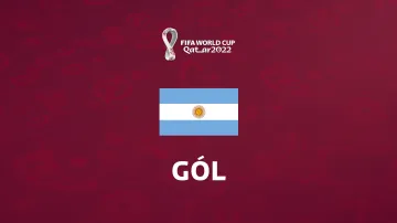 Gól v utkání Argentina - Francie: Messi z pen. - 1:0 (22. min.)