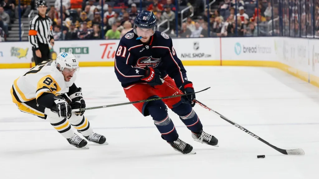 Stanislav Svozil v prvním utkání v NHL