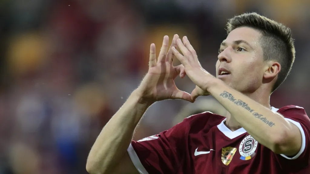 Tomáš Přikryl slaví gól do sítě Bohemians