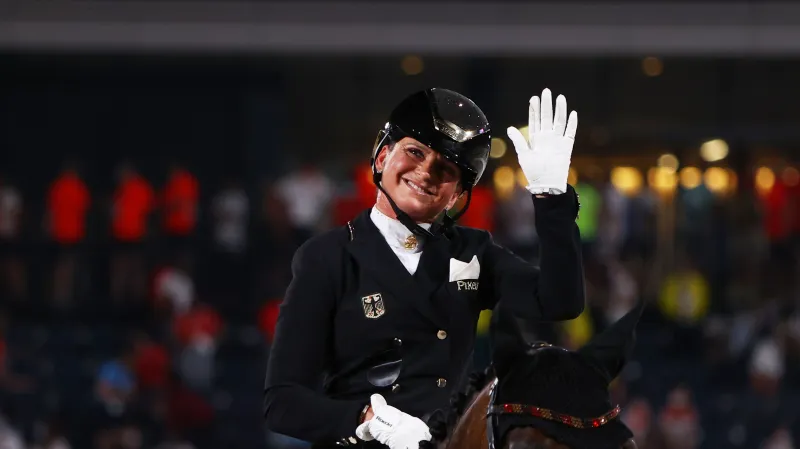 Dorothee Schneiderová s valachem Showtime