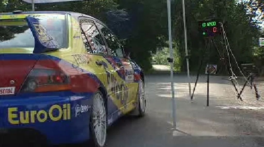 Václav Pech s Mitsubishi