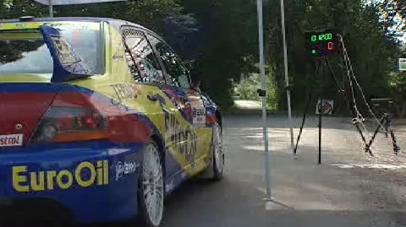 Václav Pech s Mitsubishi