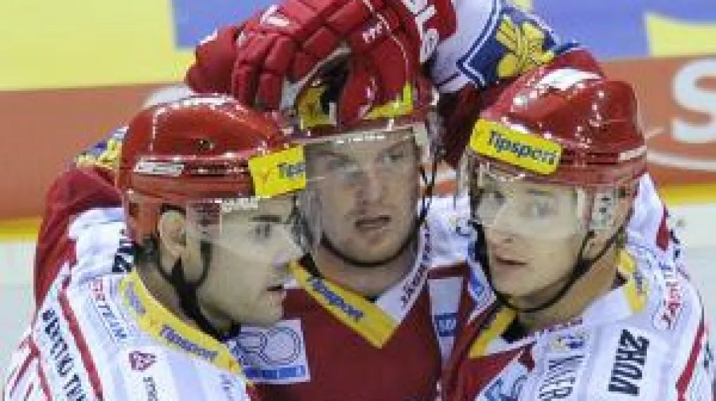 Radost třineckých hokejistů