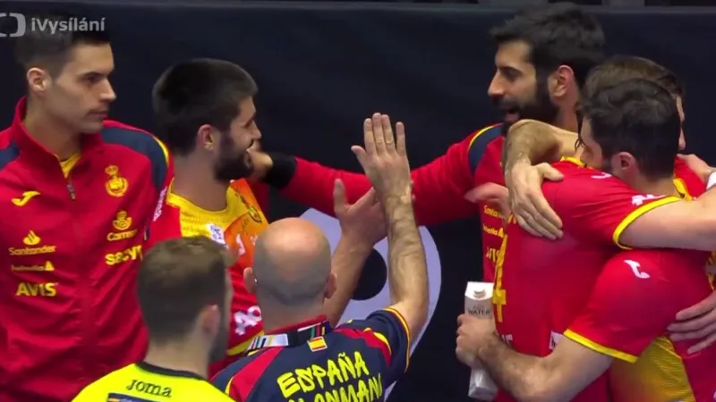 Sestřih utkání o 7. místo Španělsko - Egypt