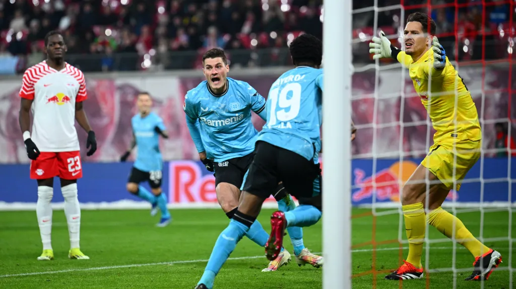 Patrik Schick v dresu Leverkusenu