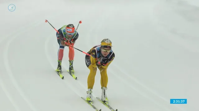 Závěr závodu žen Reistadlopet