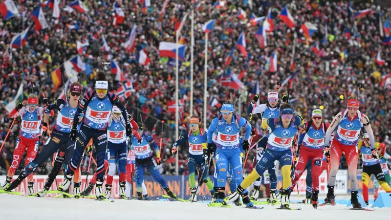 Štafeta biatlonistek MS