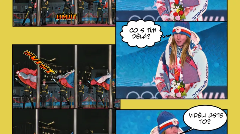 Komiks se zlatou Ester Ledeckou