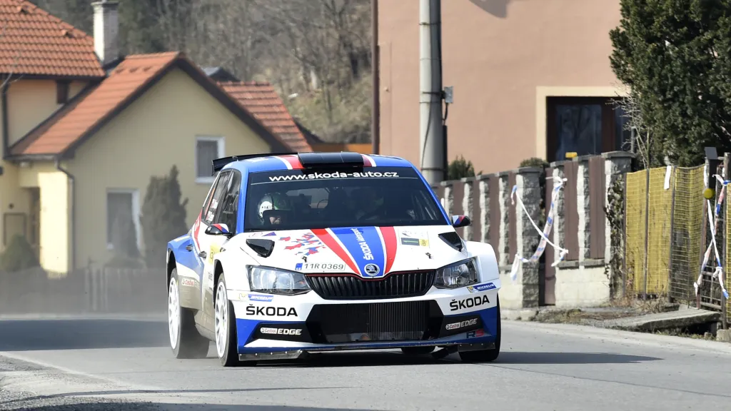 Jan Kopecký na Valašské rallye