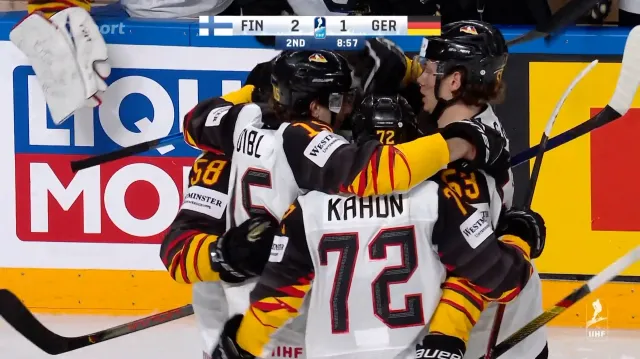 Gól v utkání Finsko – Německo: Plachta – 2:1 (32. min.)