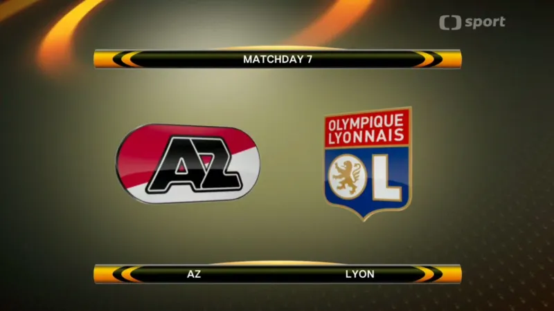 Sestřih utkání AZ Alkmaar - Lyon