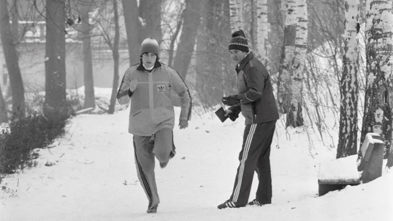 Jarmila Kratochvílová a Miroslav Kváč