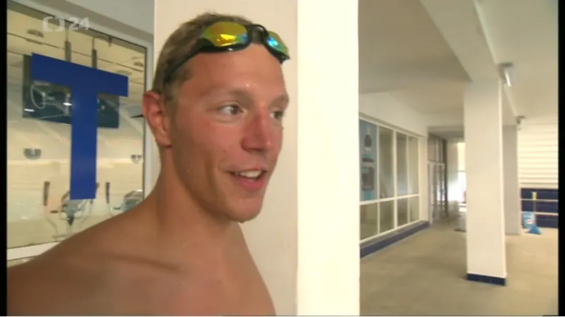 Plavec Micka trénoval s italskými olympioniky