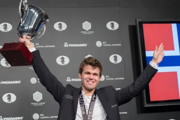 Šťastný Magnus Carlsen