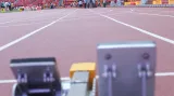 Boltův revír. Pohled ze startu stometrového sprintu