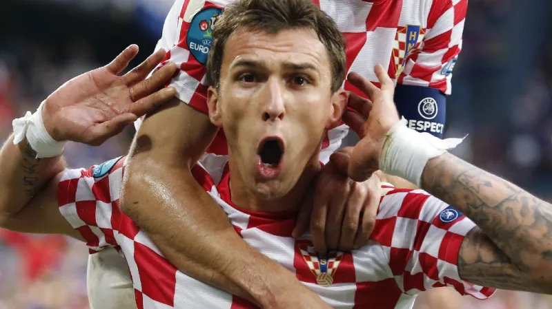 Chorvatský střelec Mario Mandžukič