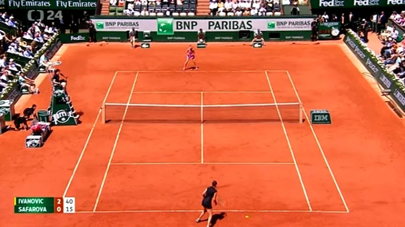 Sestřih zápasu Šafářová - Ivanovičová