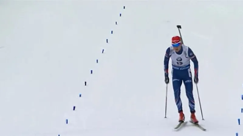 Sestřih hromadného závodu biatlonistů z Ruhpoldingu