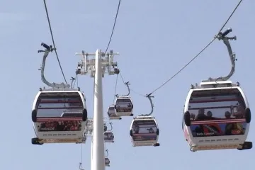 Londýnská lanovka přes řeku Temži