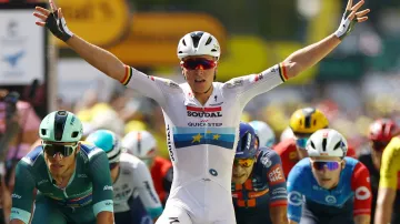 Závěr 9. etapy Tour de France