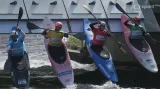 Semifinálová jízda s Kateřinou Bekovou