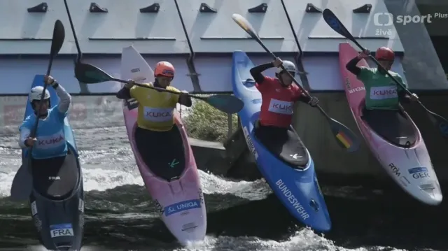 Semifinálová jízda s Kateřinou Bekovou