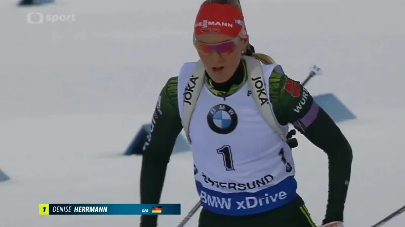 Událost biatlonového dne: Neporazitelná Herrmannová