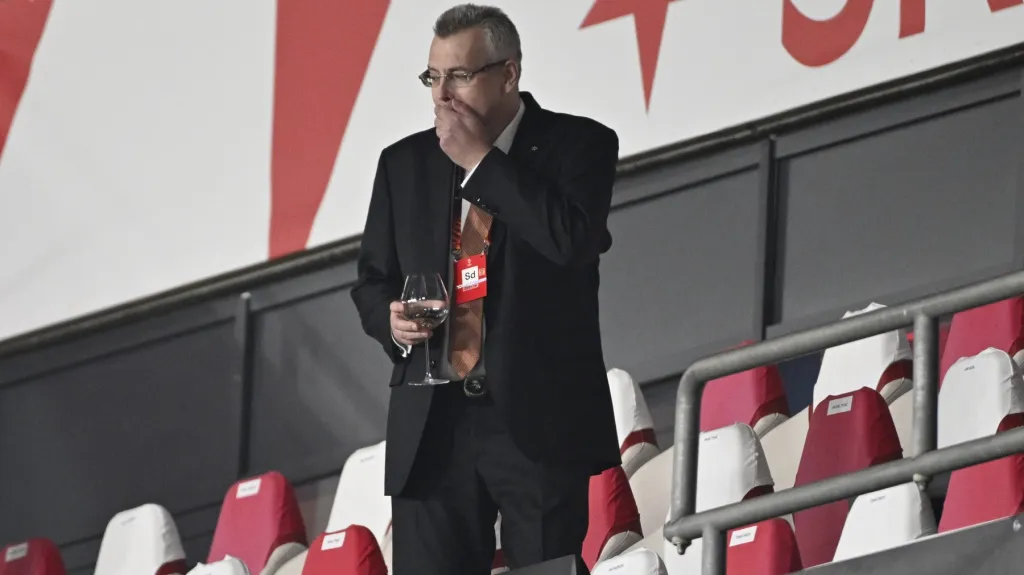 Předseda představenstva Slavie Jaroslav Tvrdík