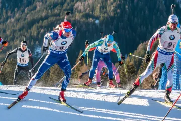 Ondřej Moravec během štafety