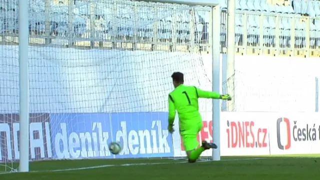 Gól v utkání Česko 21 – Albánie 21: Ostrák – 1:0 (7. min.)