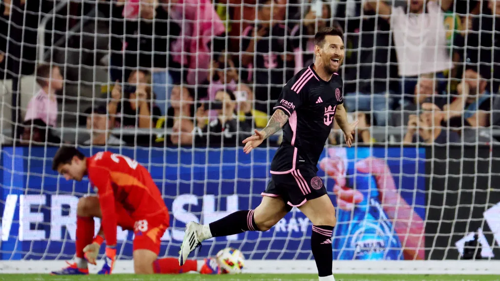 Lionel Messi skóruje v MLS
