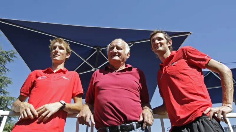 Schleckovi: Andy, otec Johnny a Fränk