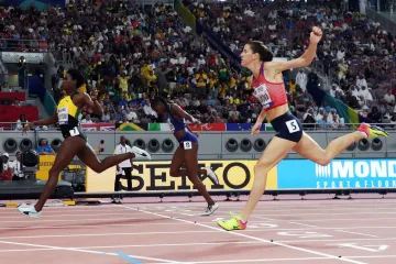 Zuzana Hejnová finišuje