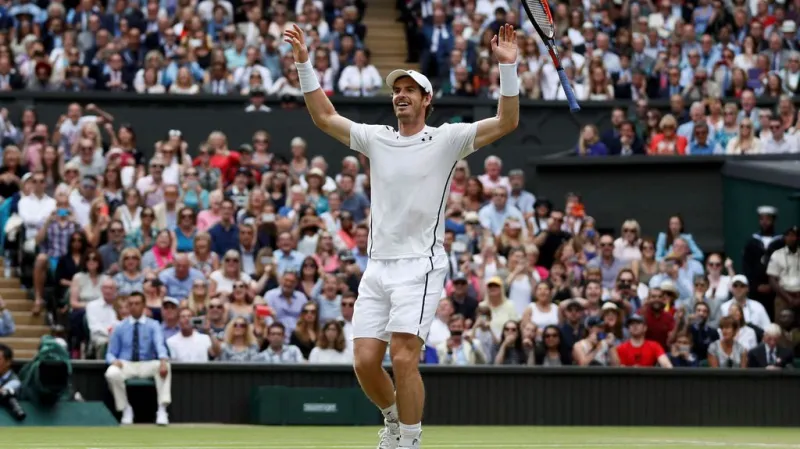 Andy Murray vítězí podruhé na Wimbledonu