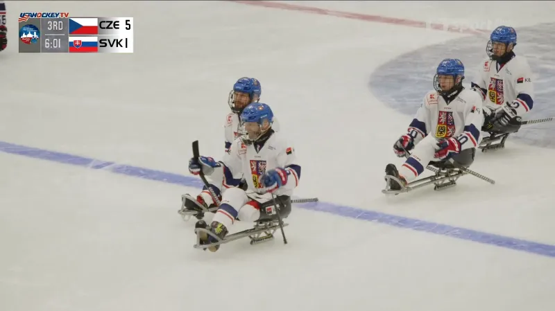 Tři branky Čechů ve třetí třetině