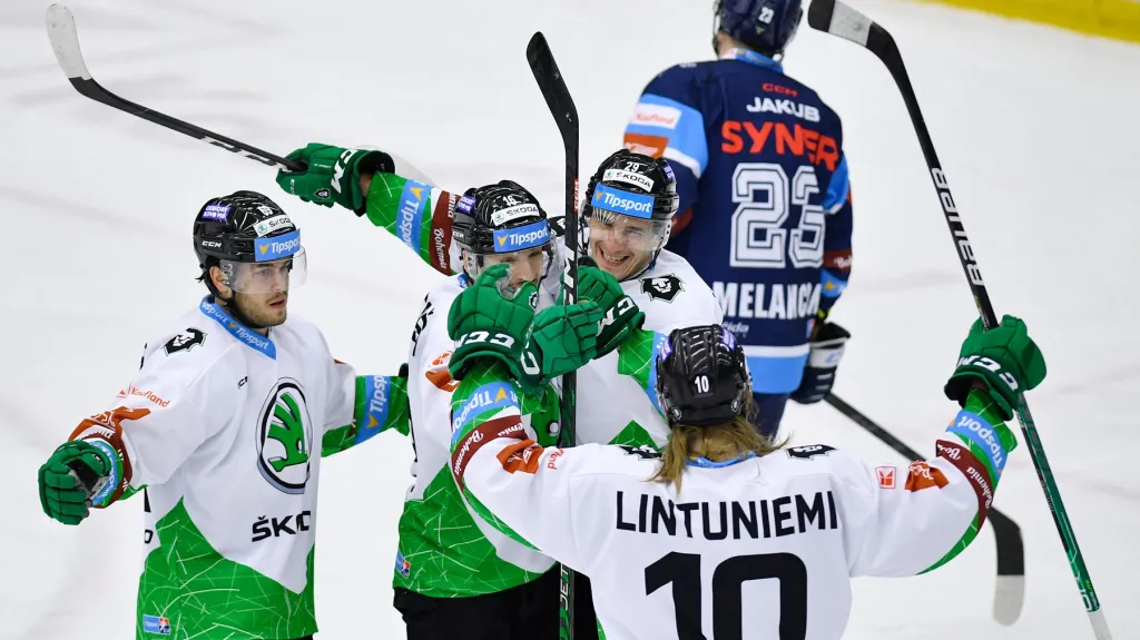 Radost hokejistů Mladé Boleslavi