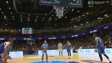 Závěr třetí čtvrtiny a vyrovnání Slovinců