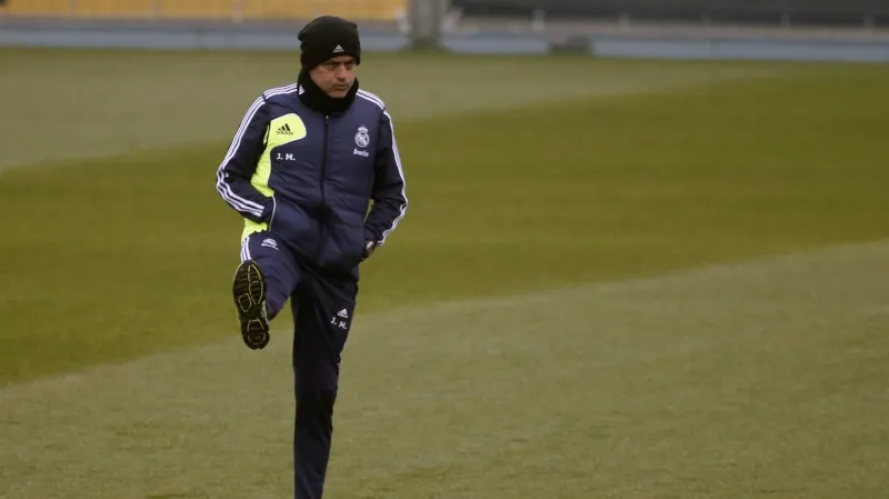 José Mourinho na tréninku Realu