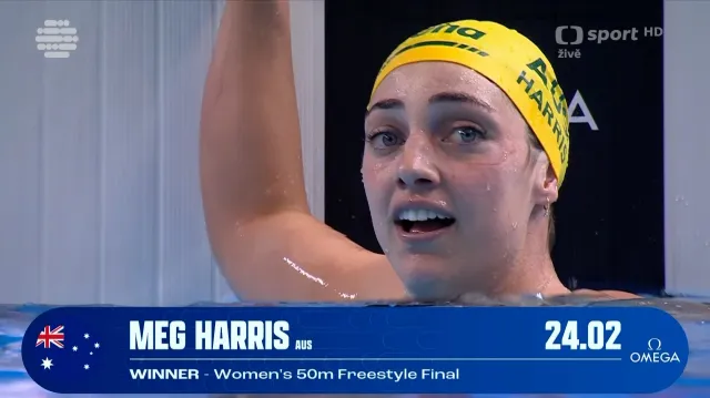 Nejkratší kraulařský sprint patřil Harrisové