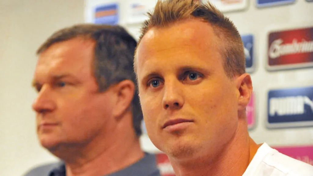 David Limberský (vpravo) s Pavlem Vrbou