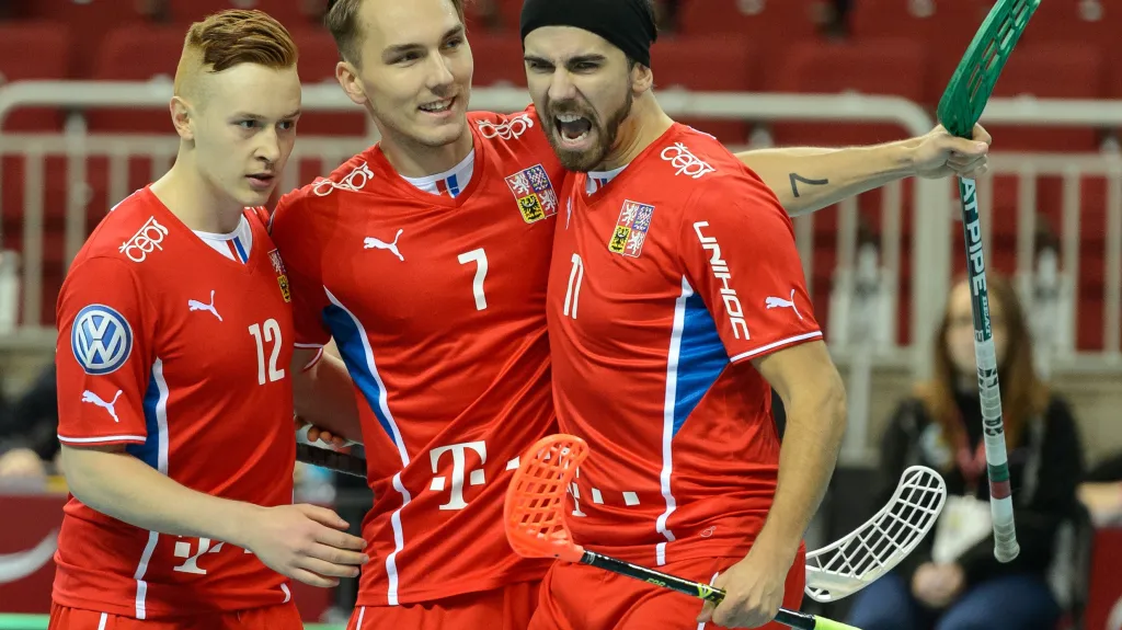 Radost českých florbalistů