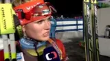 Gabriela Soukalová hodnotí druhý úsek smíšené štafety