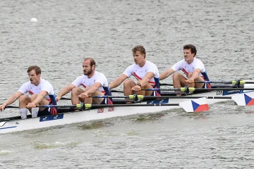 Česká párová čtyřka Jan Fleissner, Marek Diblík, Jan Čížek, Filip Zima