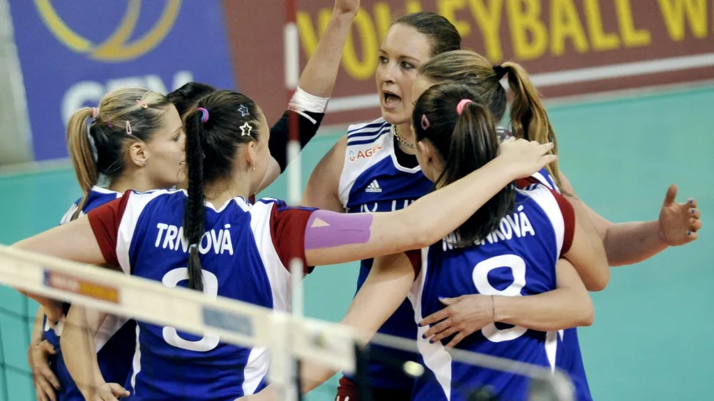 Radost českých volejbalistek