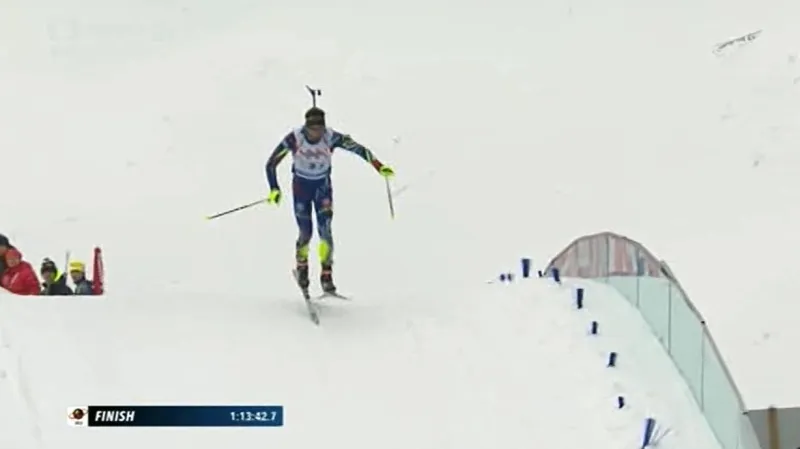 Fourcade o skoku na cílovém velbloudu: Prostě jsem to musel udělat