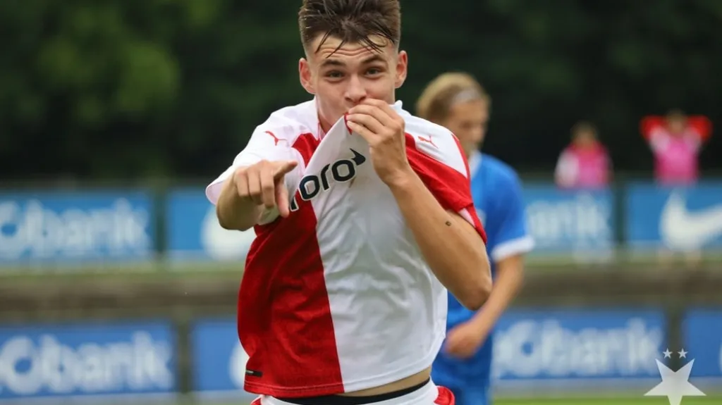 Radost mladých fotbalistů Slavie