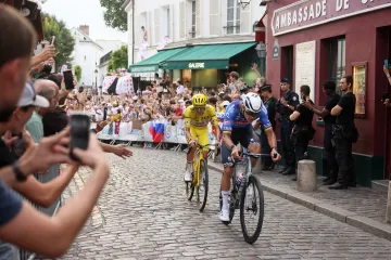 Mathieu van der Poel a Tadej Pogačar
