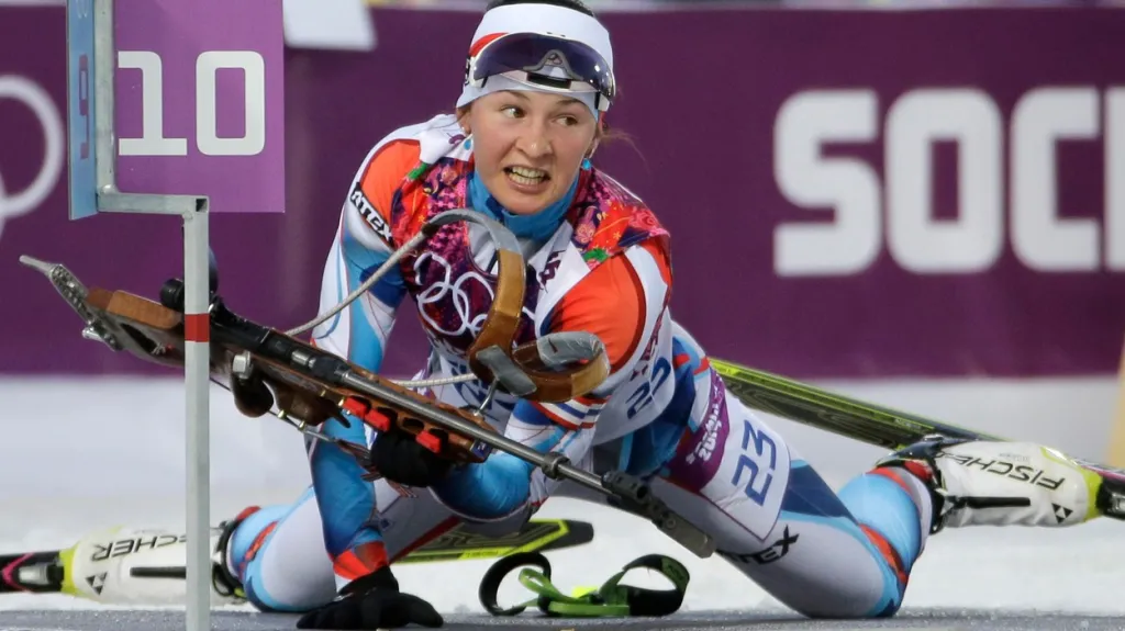 Veronika Vítková na olympijských hrách v Soči v roce 2014