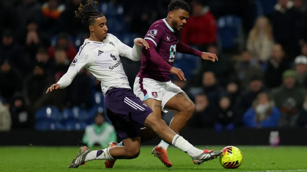 Utkání Burnley – Manchester United