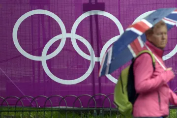 Deštivé počasí v Londýně